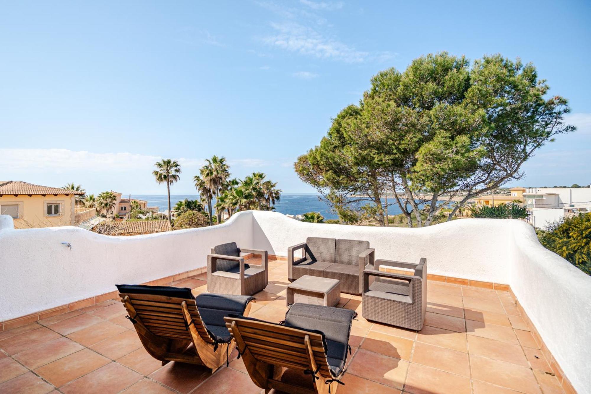 Gigantische Villa Mit Meerblick, Panoramablick & Pool-Oase Кала Пи Экстерьер фото