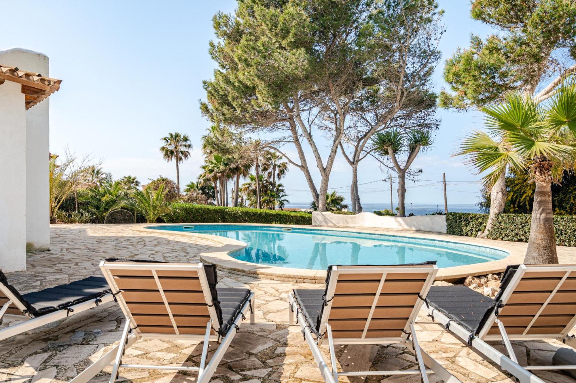 Gigantische Villa Mit Meerblick, Panoramablick & Pool-Oase Кала Пи Экстерьер фото