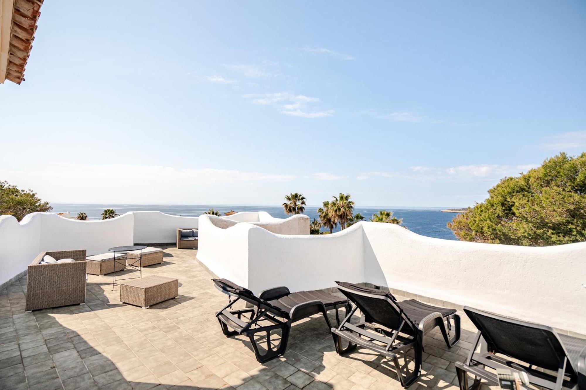 Gigantische Villa Mit Meerblick, Panoramablick & Pool-Oase Кала Пи Экстерьер фото